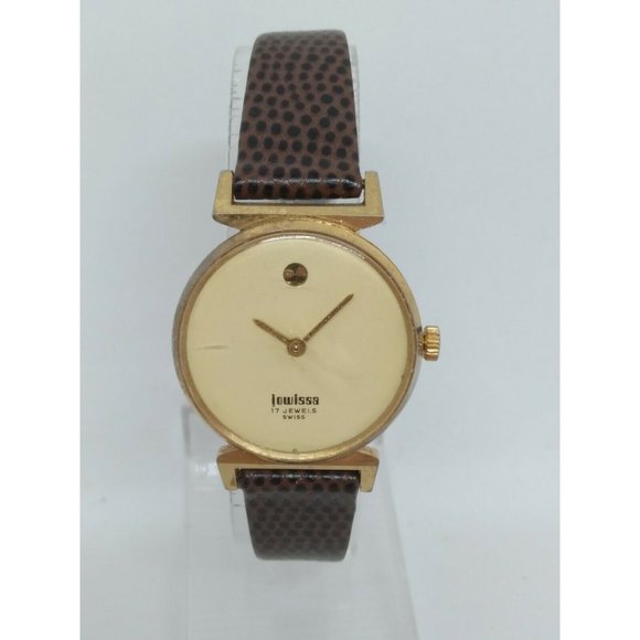 VINTAGE Jowissa Women's 27mm Manual Wind Up 17 Jewel Swiss Gold Tone Watch - Picture 2 of 11